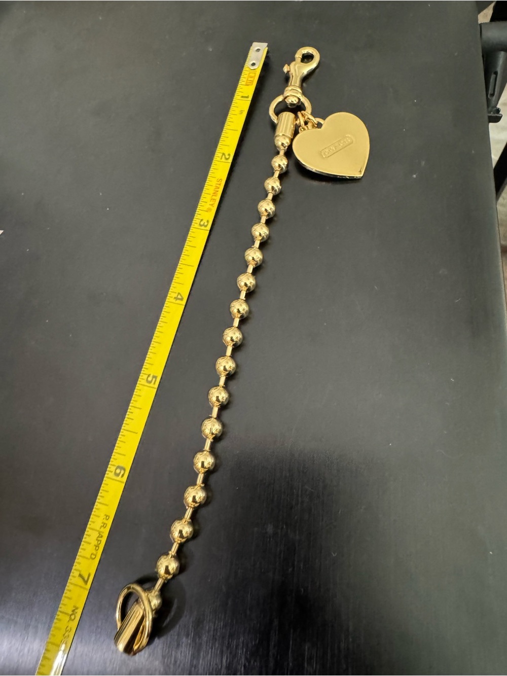 Coach Gold-Tone Heart Charm Bracelet - Picture 4 of 5